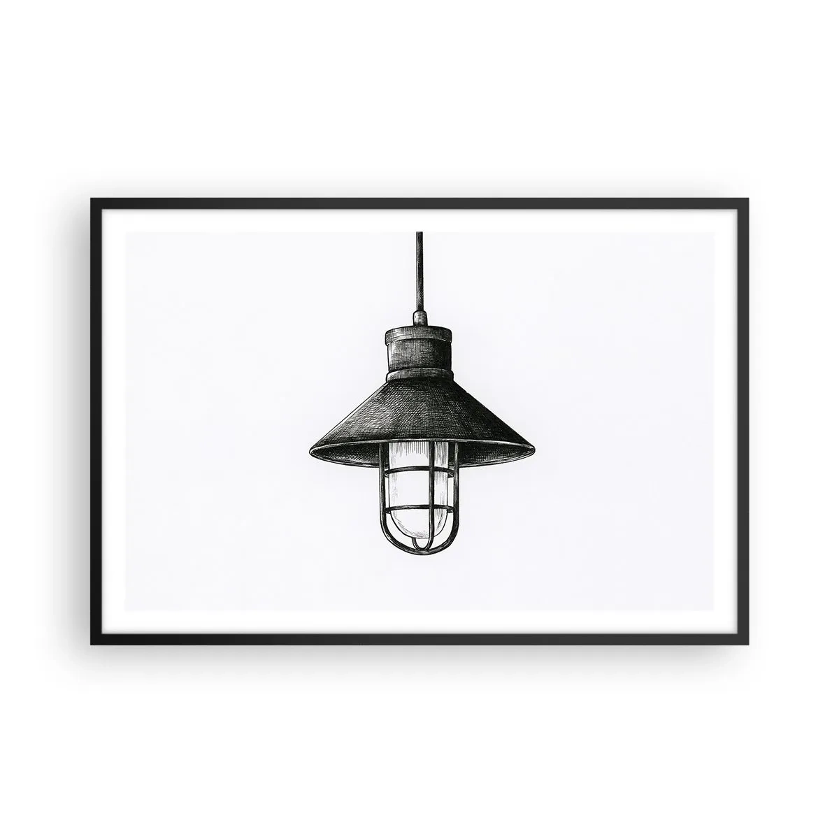 Affiche dans un cadre noir - Poster - Comme il y a des années… - 91x61 cm