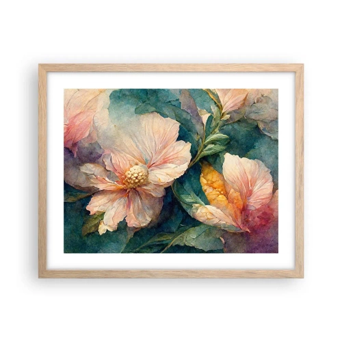 Affiche dans un chêne clair - Poster - Uniquement de la subtilité - 50x40 cm