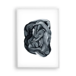 Affiche dans un cadre blanc - Poster - Ce n'est pas si simple - 70x100 cm