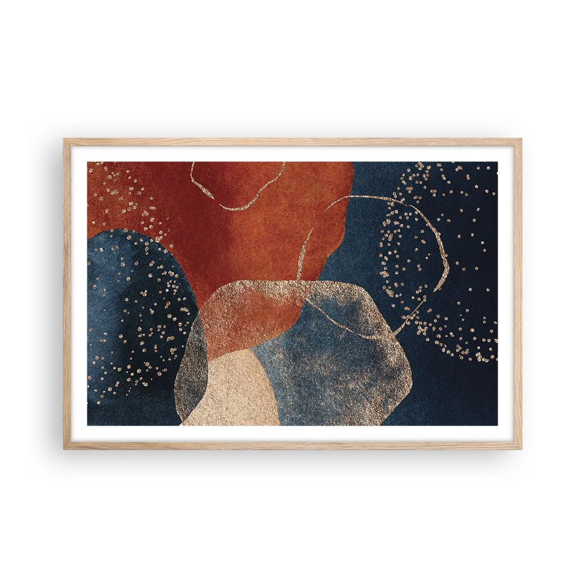 Affiche dans un chêne clair - Poster - La légèreté de l'être - 91x61 cm