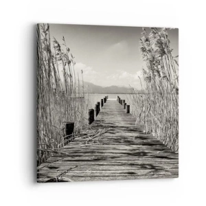Impression sur toile - Image sur toile - Dans le calme de l'herbe - 40x40 cm