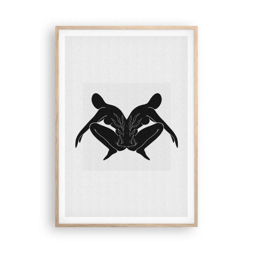 Affiche dans un chêne clair - Poster - Une âme commune - 70x100 cm
