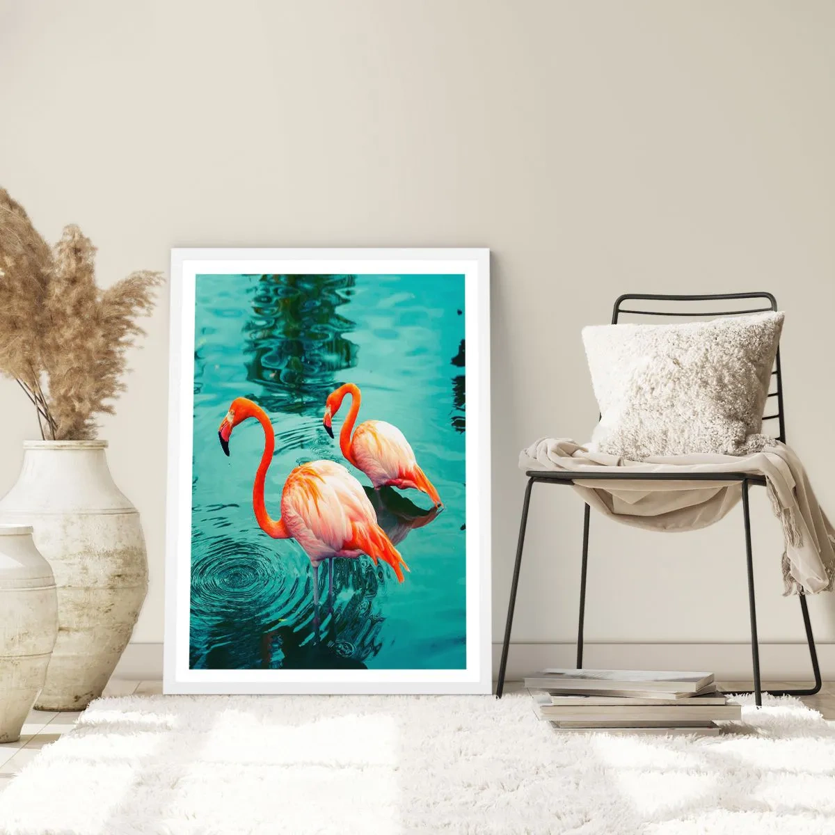 Affiche dans un cadre blanc - Poster - Nous sommes à la mode maintenant - 40x50 cm