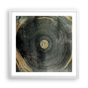 Affiche dans un cadre blanc - Poster - Changement et persistance - 50x50 cm