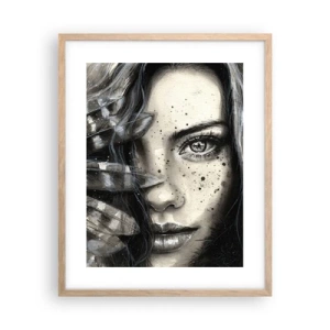 Affiche dans un chêne clair - Poster - Beauté sauvage - 40x50 cm