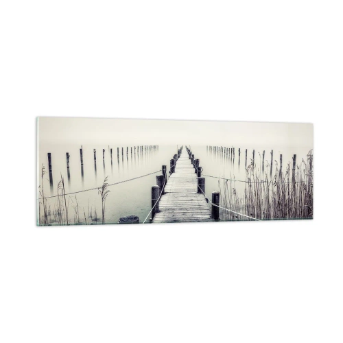 Impression sur verre - Image sur verre - Plongez dans la paix - 90x30 cm