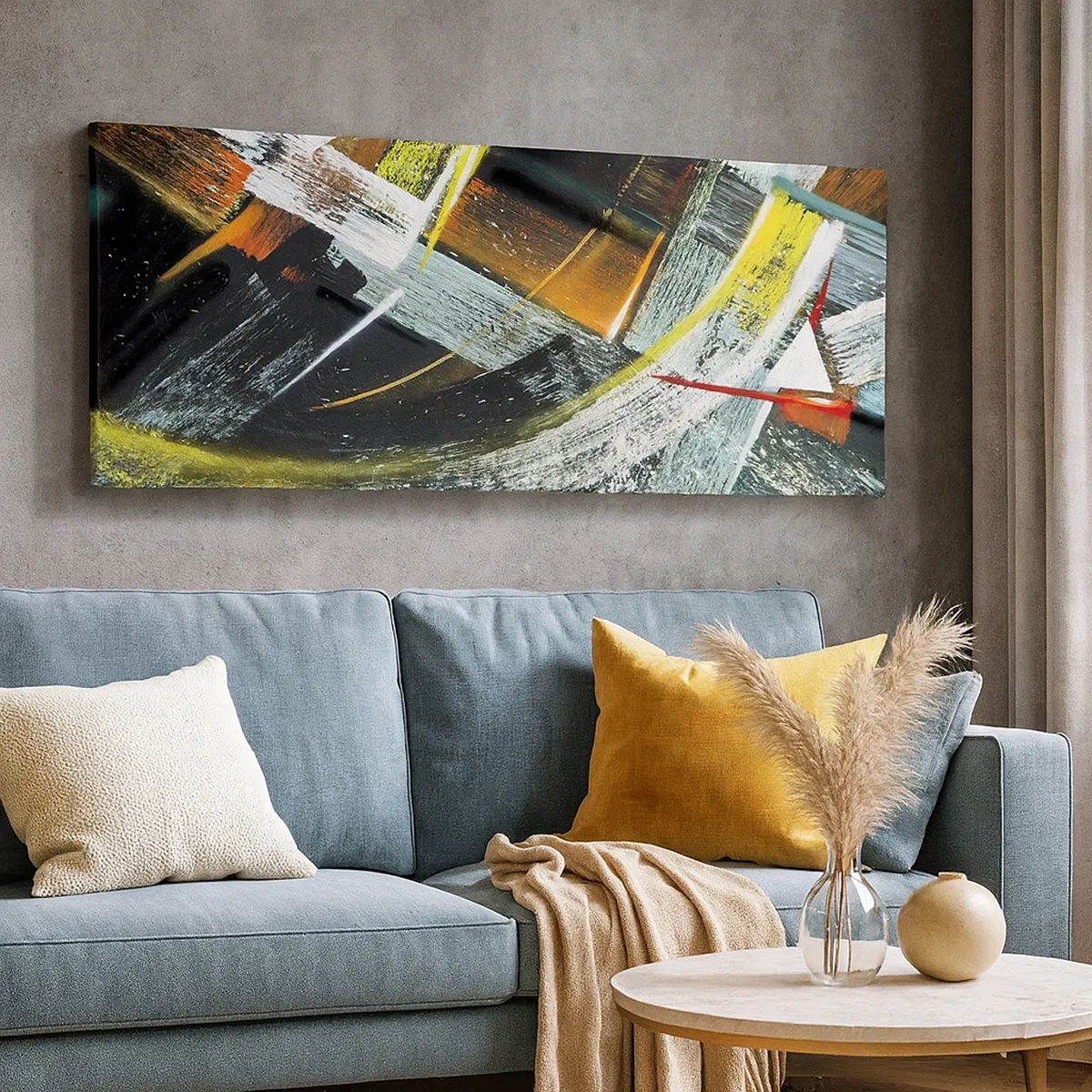 Impression sur toile - Image sur toile - L'énergie du mouvement - 30x30 cm