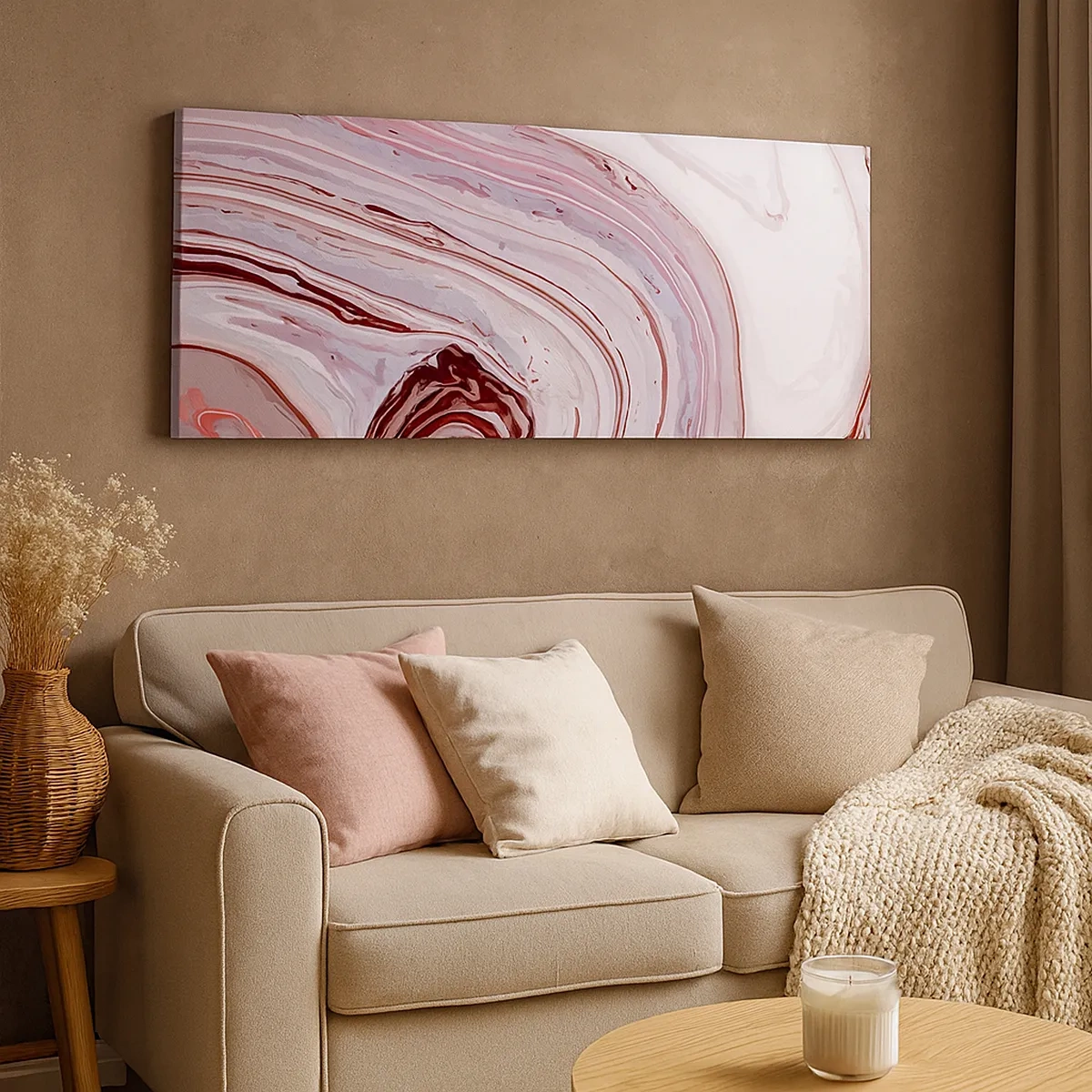 Impression sur toile - Image sur toile - Tout droit, puis tout en bas - 30x30 cm