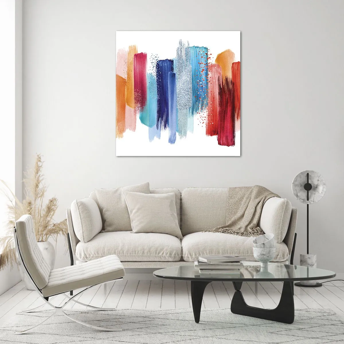 Impression sur verre - Image sur verre - En haut et en bas - 70x70 cm