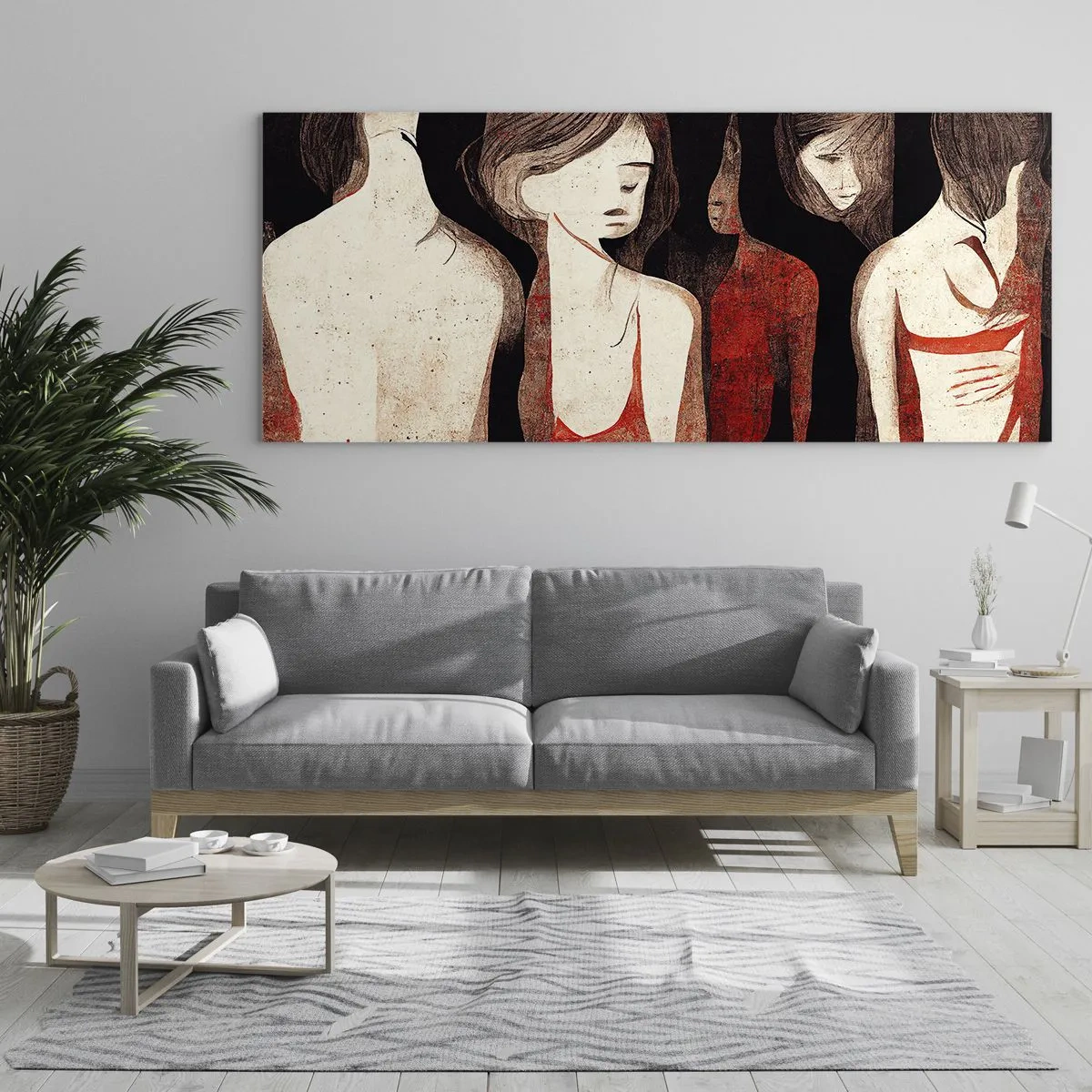 Impression sur verre - Image sur verre - Madones des ténèbres - 100x40 cm