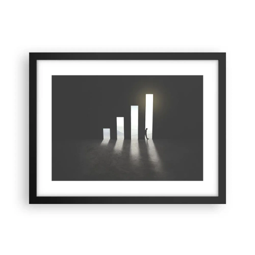 Affiche dans un cadre noir - Poster - Succès – impression - 40x30 cm