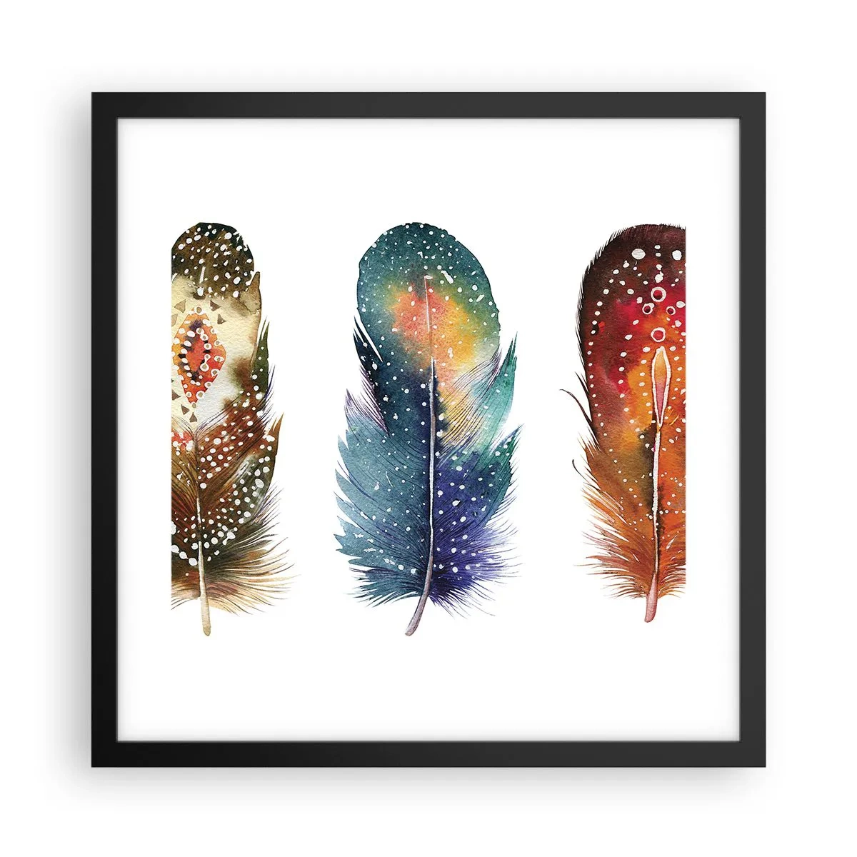 Affiche dans un cadre noir - Poster - Rituels, cérémonies, secrets - 40x40 cm