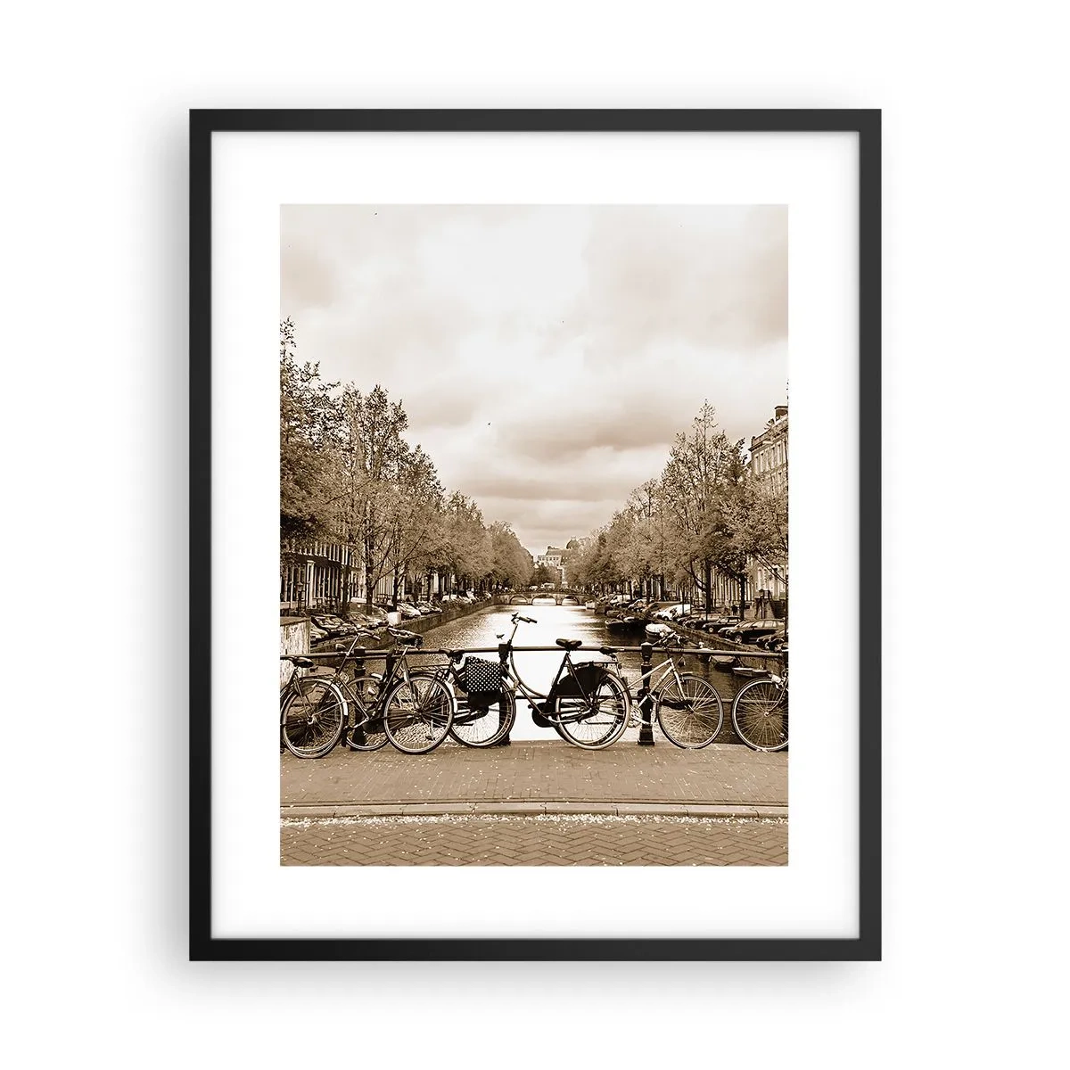 Affiche dans un cadre noir - Poster - Ambiance hollandaise - 40x50 cm