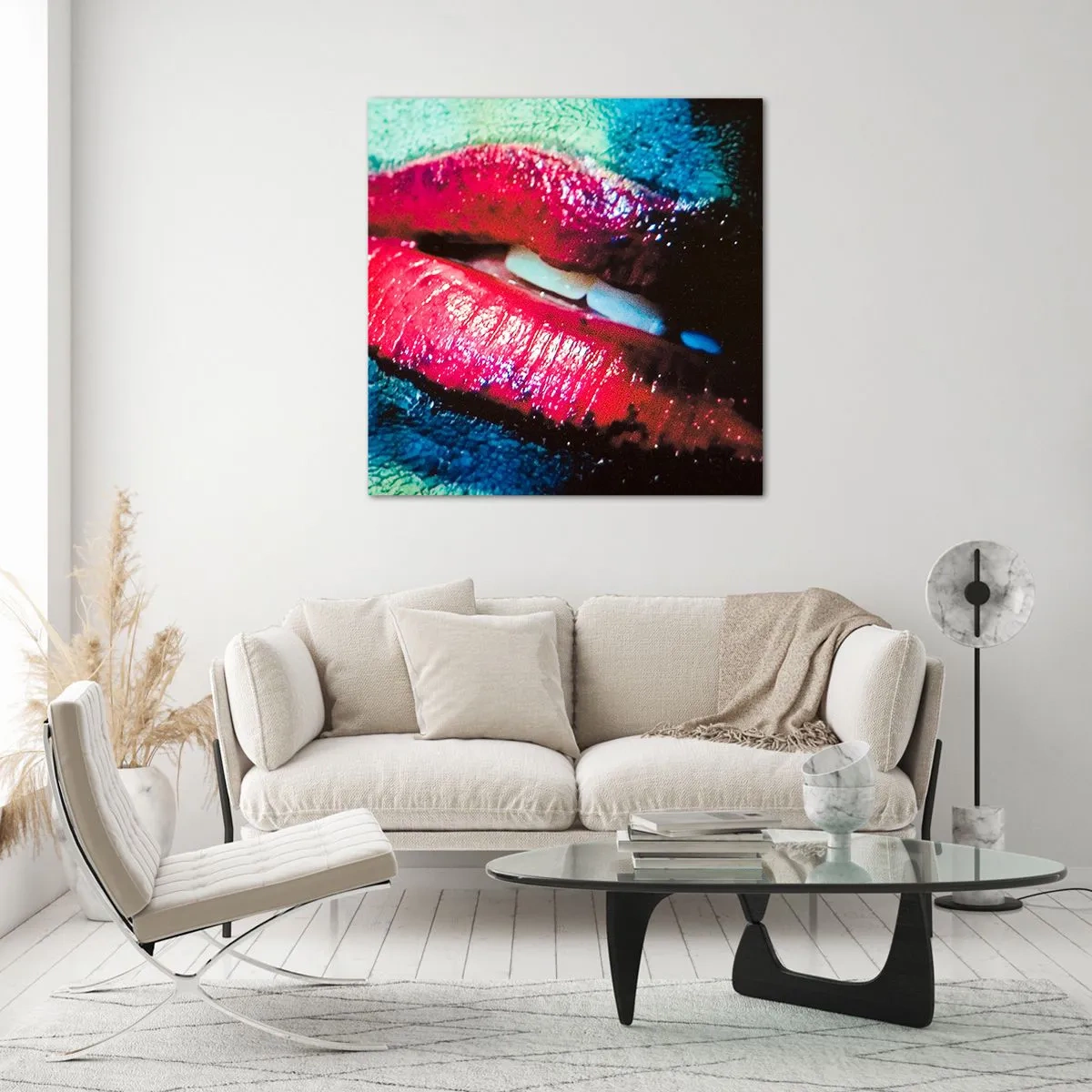 Impression sur verre - Image sur verre - Sensuel et dérangeant - 50x50 cm