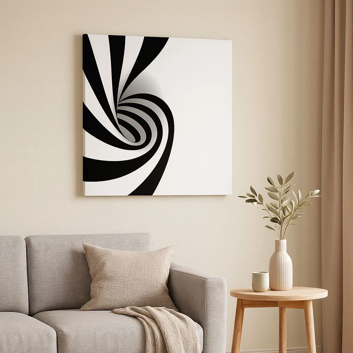 Impression sur toile - Image sur toile - Et pourtant ça tourne - 30x30 cm