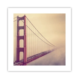 Affiche - Poster - Entre ciel et terre - 40x40 cm