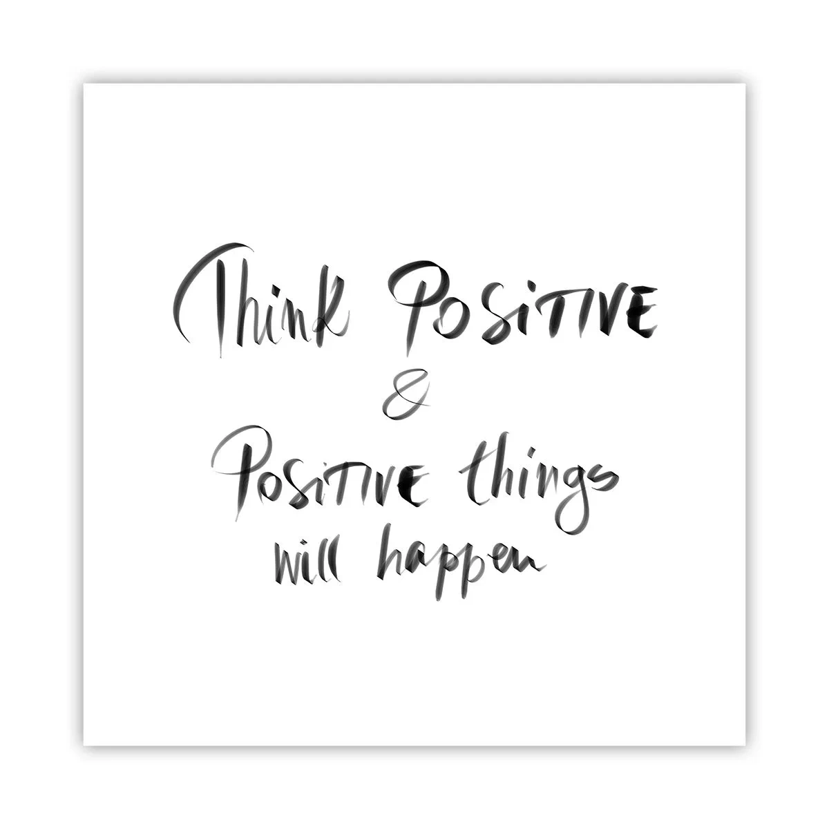 Affiche - Poster - Comment vivre? - 40x40 cm