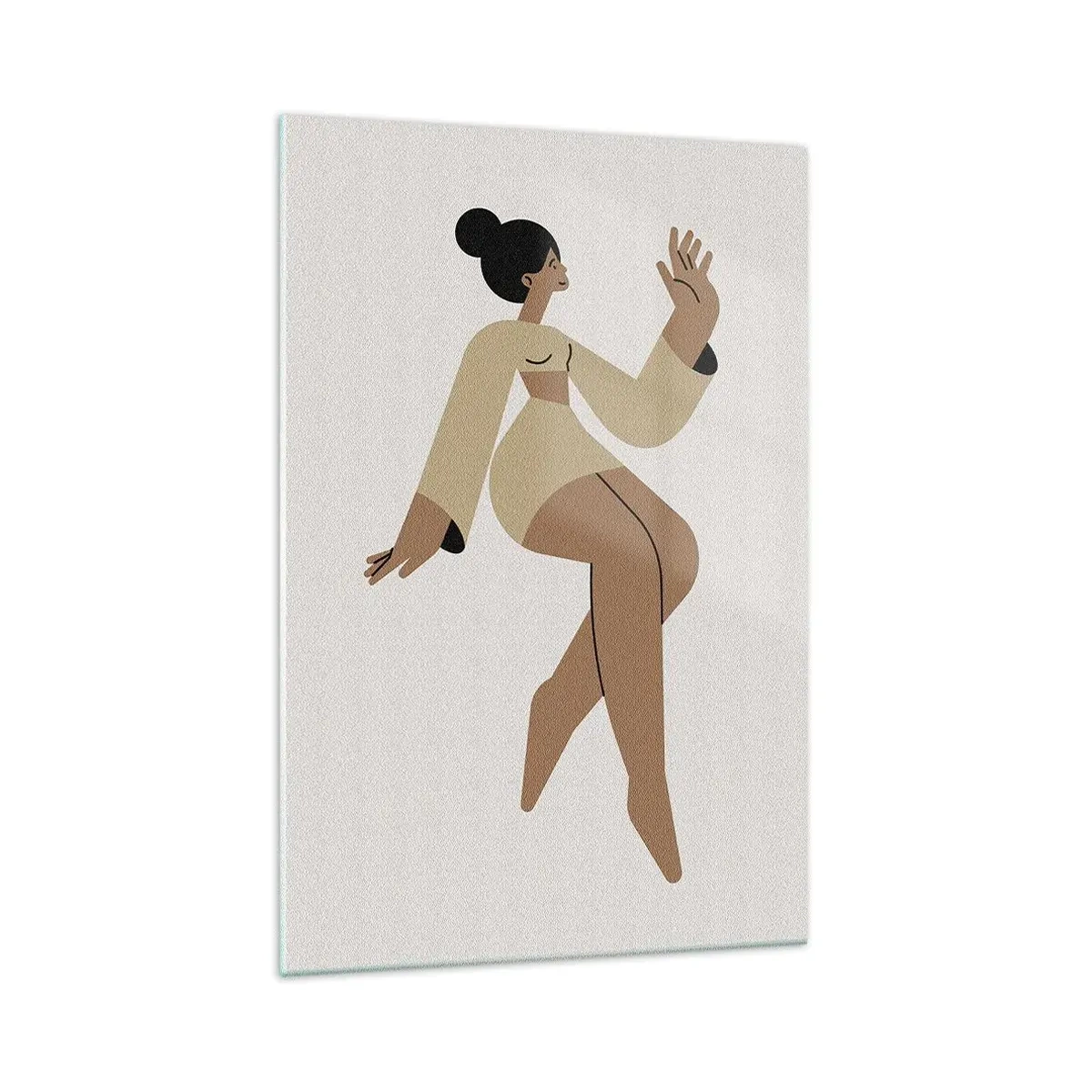 Impression sur verre - Image sur verre - Une forme gracieuse - 70x100 cm