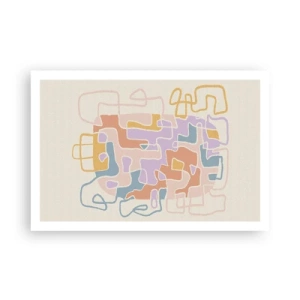 Affiche - Poster - Labyrinthe – une aventure joyeuse - 91x61 cm