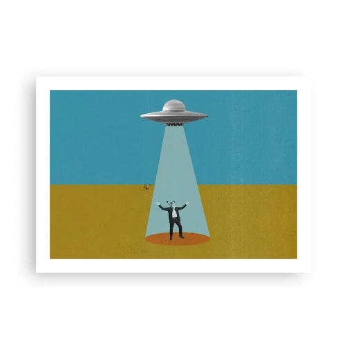 Affiche - Poster - Rencontre proche - 70x50 cm
