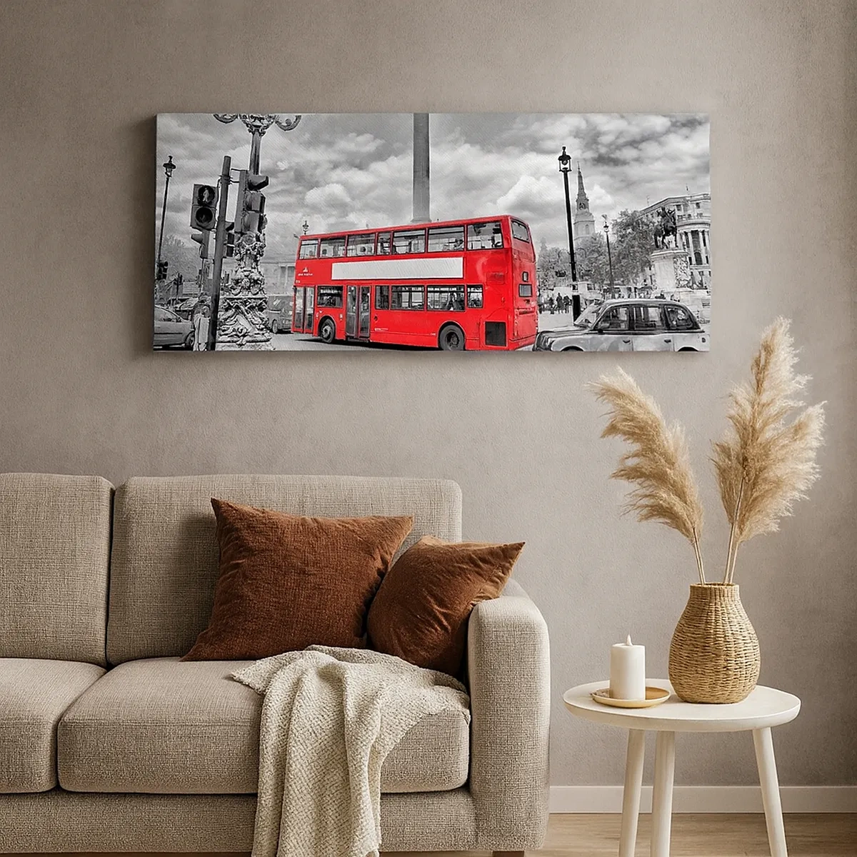 Impression sur toile - Image sur toile - La vraie circulation sanguine de la ville - 30x30 cm