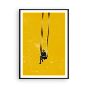 Affiche dans un cadre noir - Poster - Un jour comme tous les jours - 70x100 cm