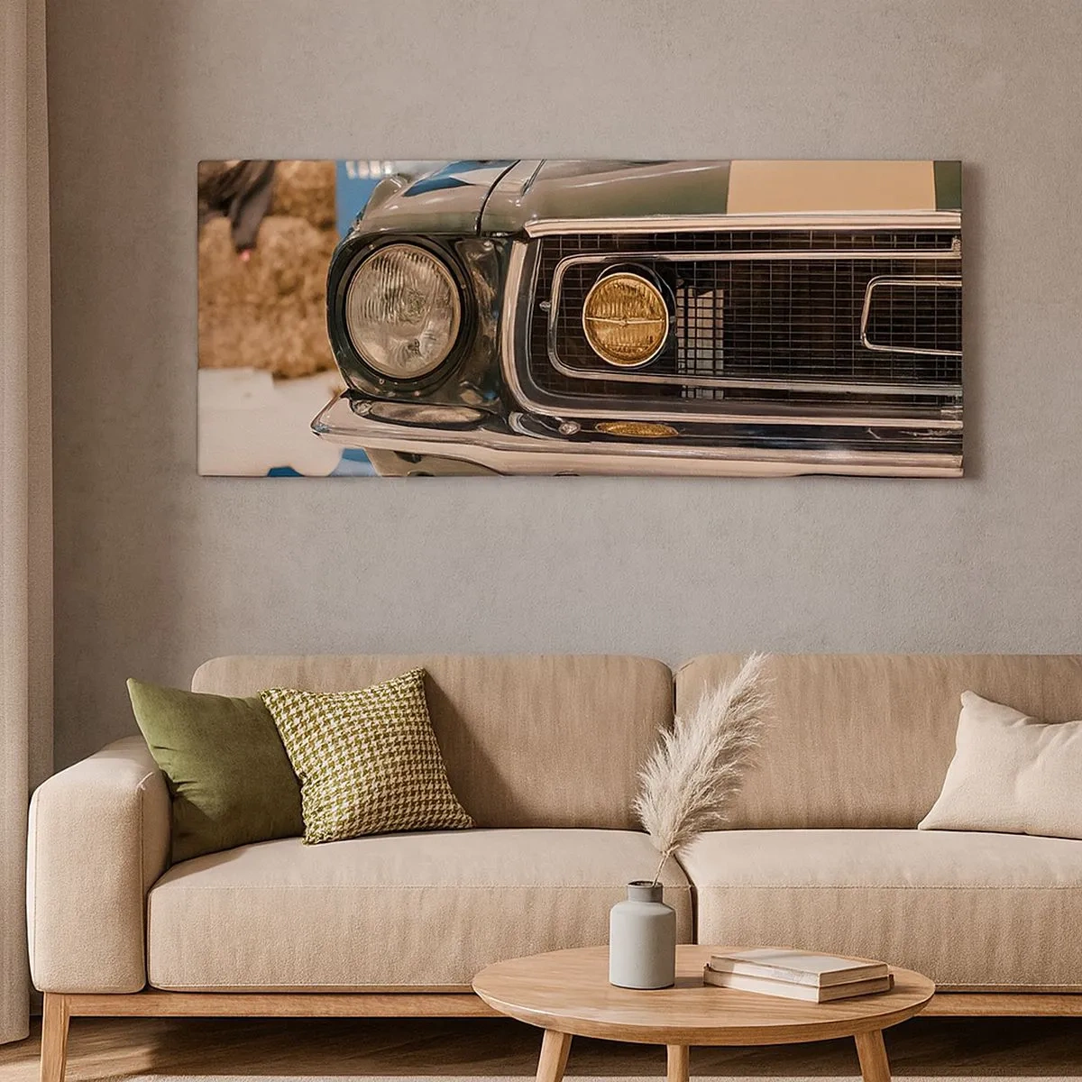 Impression sur toile - Image sur toile - Rencontre avec une légende - 100x40 cm