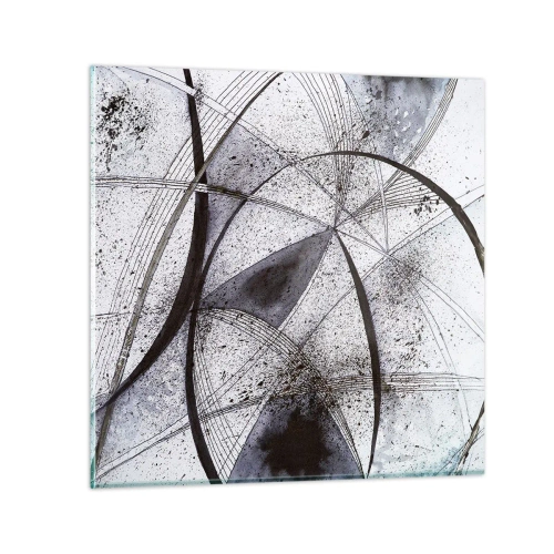 Impression sur verre - Image sur verre - Fantaisie futuriste - 30x30 cm