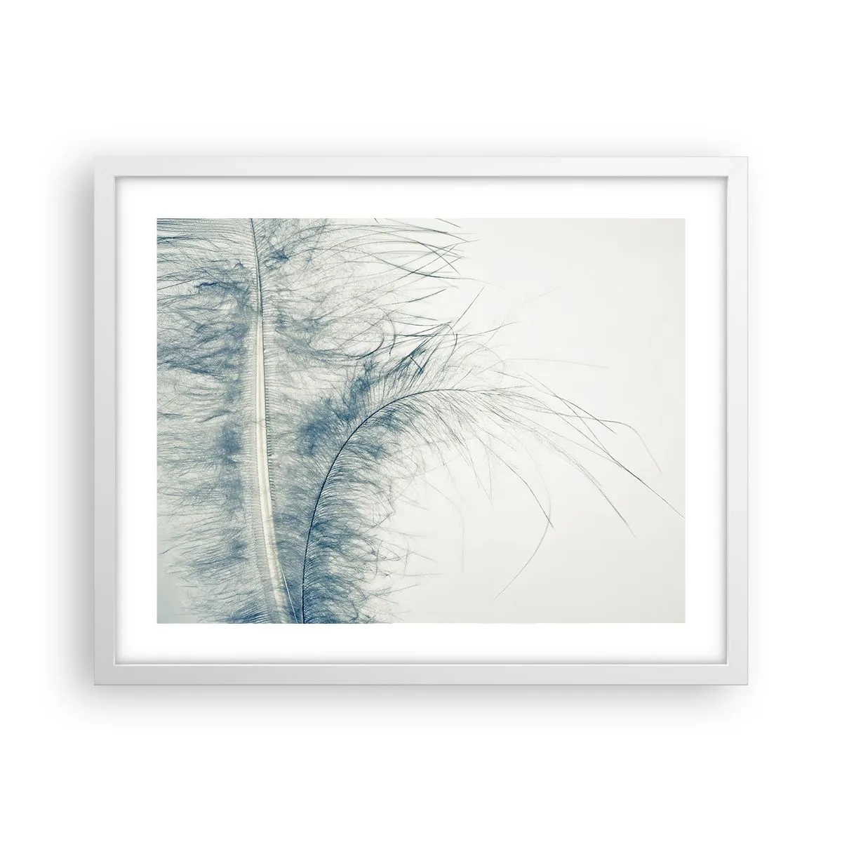 Affiche dans un cadre blanc - Poster - Les sept natures - 50x40 cm