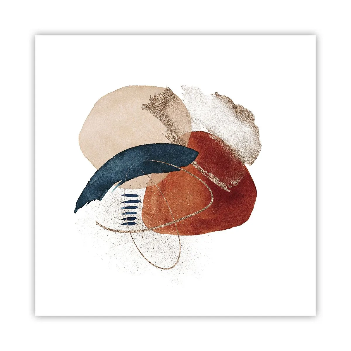 Affiche - Poster - Composition ovale - 60x60 cm