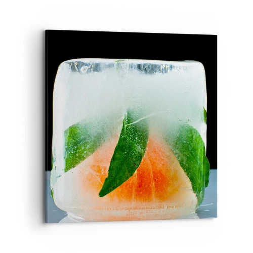 Impression sur toile - Image sur toile - Fraîcheur et rafraîchissement - 70x70 cm