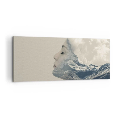 Impression sur toile - Image sur toile - La beauté des éléments - 100x40 cm