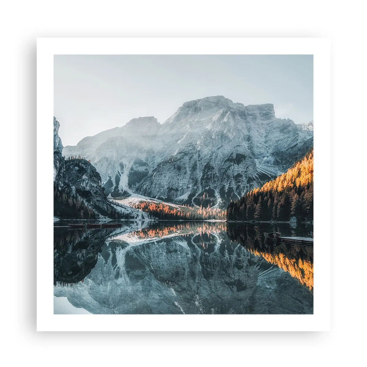 Affiche - Poster - Reflet de paysage - 60x60 cm