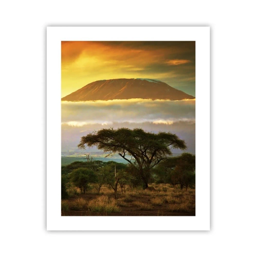 Affiche - Poster - Un rêve de voyageur - 40x50 cm