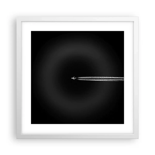 Affiche dans un cadre blanc - Poster - Dans une autre dimension - 40x40 cm