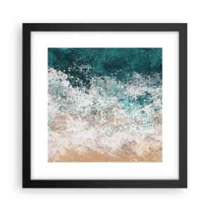 Affiche dans un cadre noir - Poster - Histoires de la mer - 30x30 cm