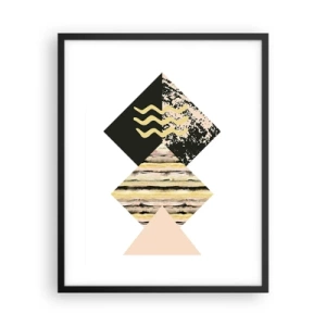 Affiche dans un cadre noir - Poster - Pas si simple - 40x50 cm