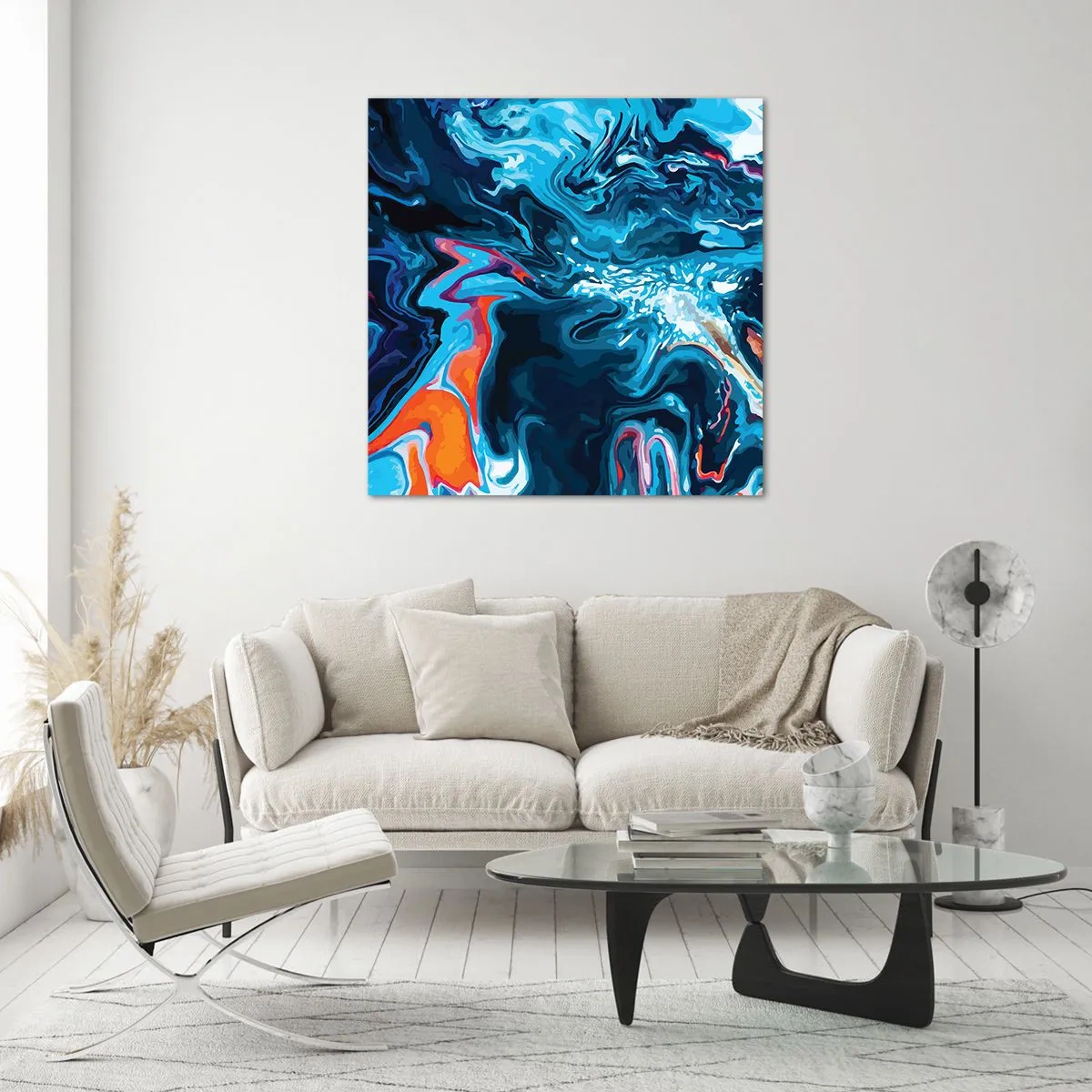 Impression sur verre - Image sur verre - Voyage au centre du ciel - 60x60 cm