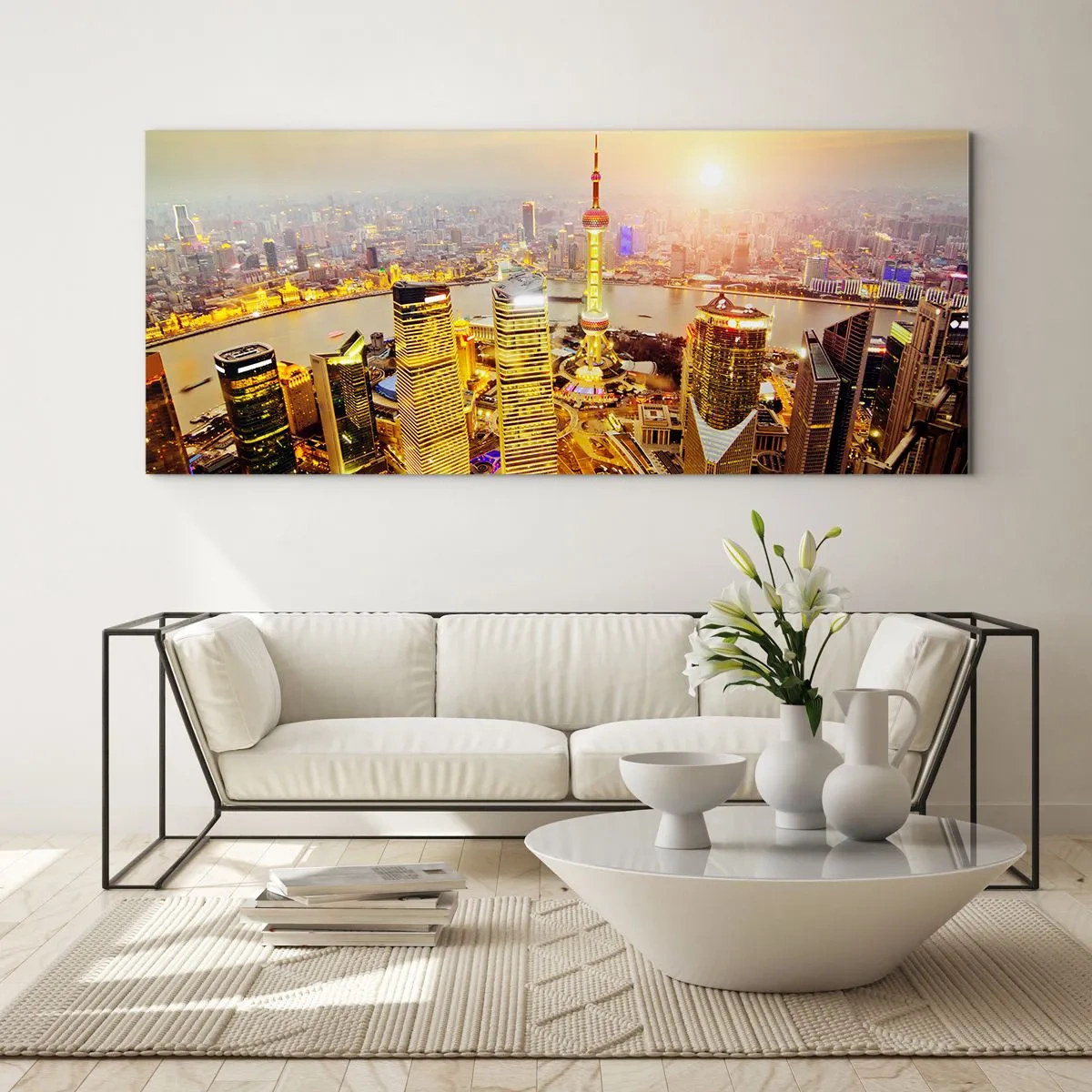 Impression sur verre - Image sur verre - Rêve asiatique - 100x40 cm