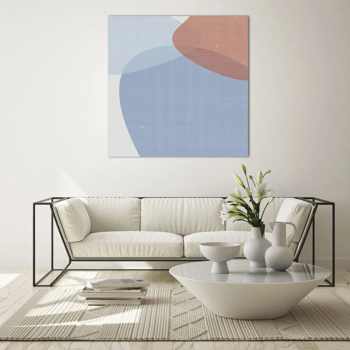 Impression sur verre - Image sur verre - Relations pastel - 50x50 cm