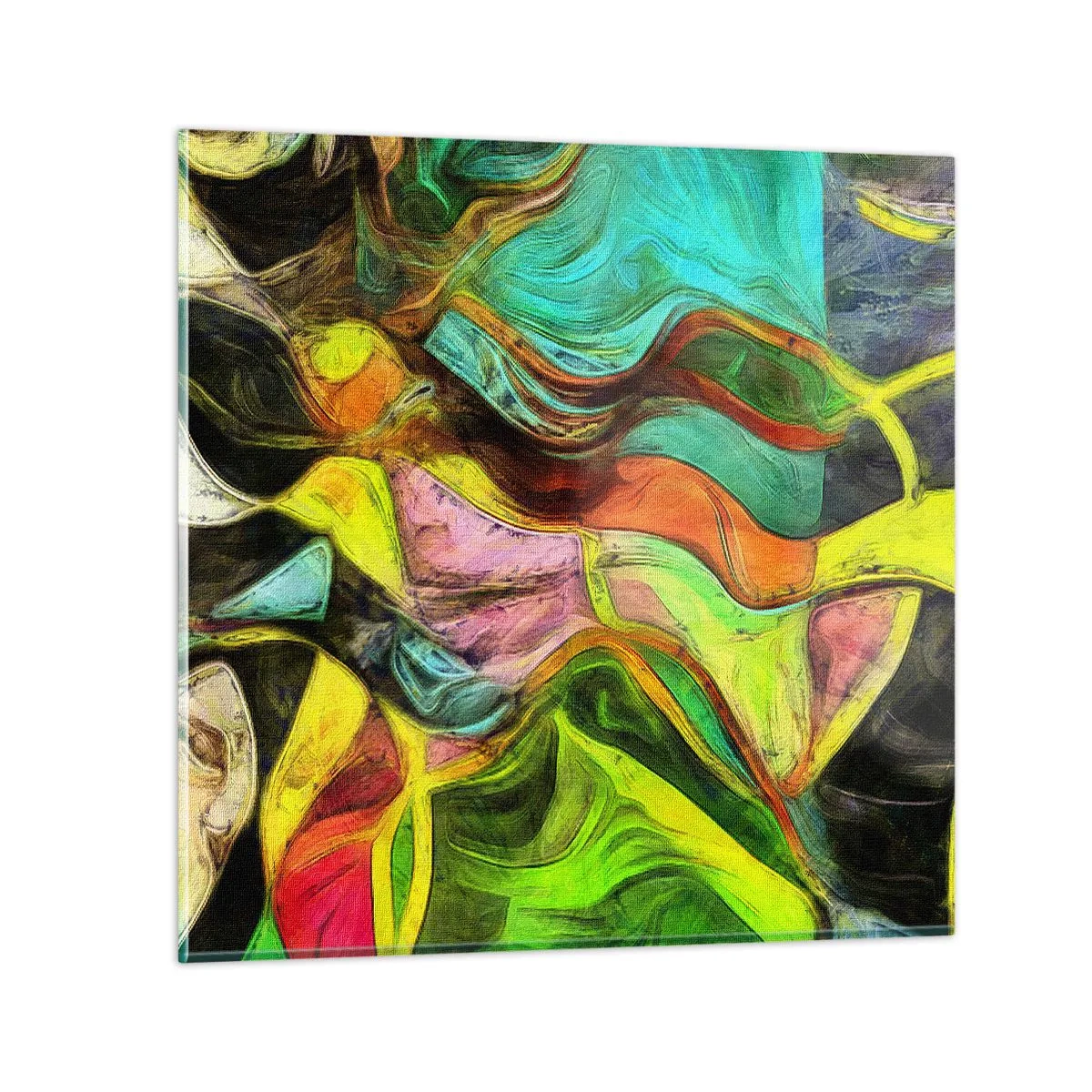 Impression sur verre - Image sur verre - Le mouvement c'est la vie - 50x50 cm