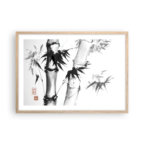 Affiche dans un chêne clair - Poster - Gros plan sur l'orient - 70x50 cm