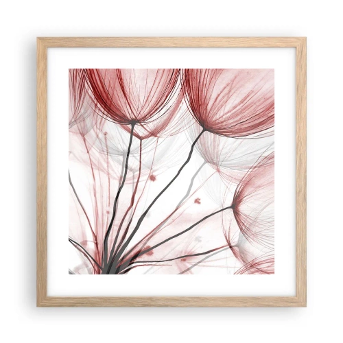 Affiche dans un chêne clair - Poster - Avant le départ - 40x40 cm