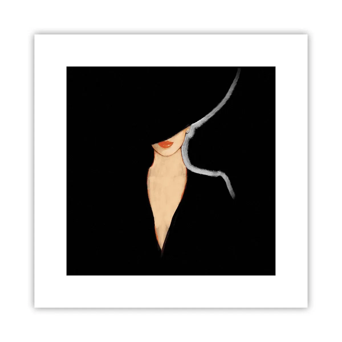 Affiche - Poster - Élégance et style - 30x30 cm