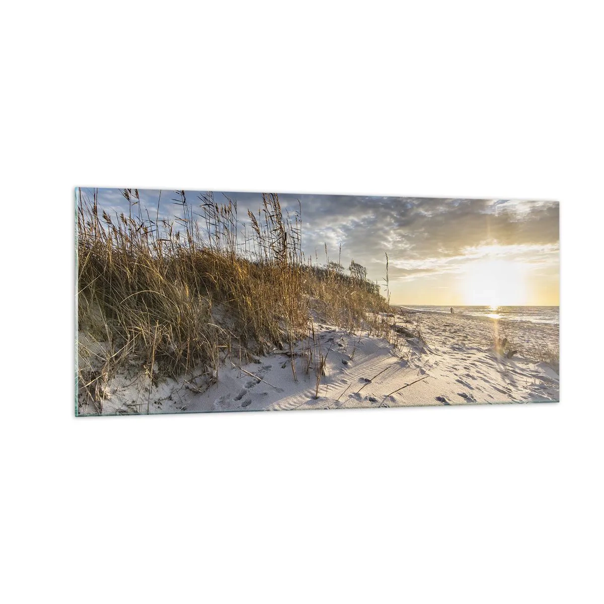 Impression sur verre - Image sur verre - Invitation à la ballade - 100x40 cm