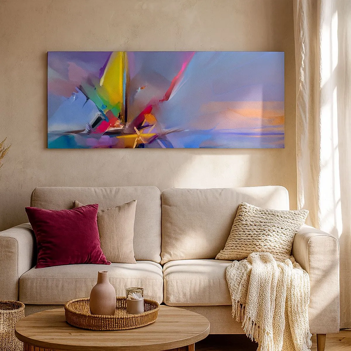Impression sur toile - Image sur toile - Hélices comme un oiseau - 100x40 cm