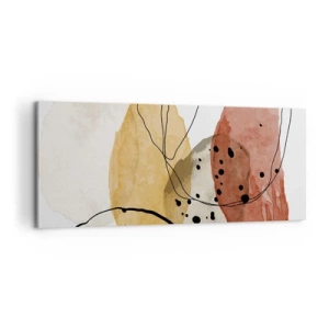 Impression sur toile - Image sur toile - Léger et transparent comme l'air - 100x40 cm