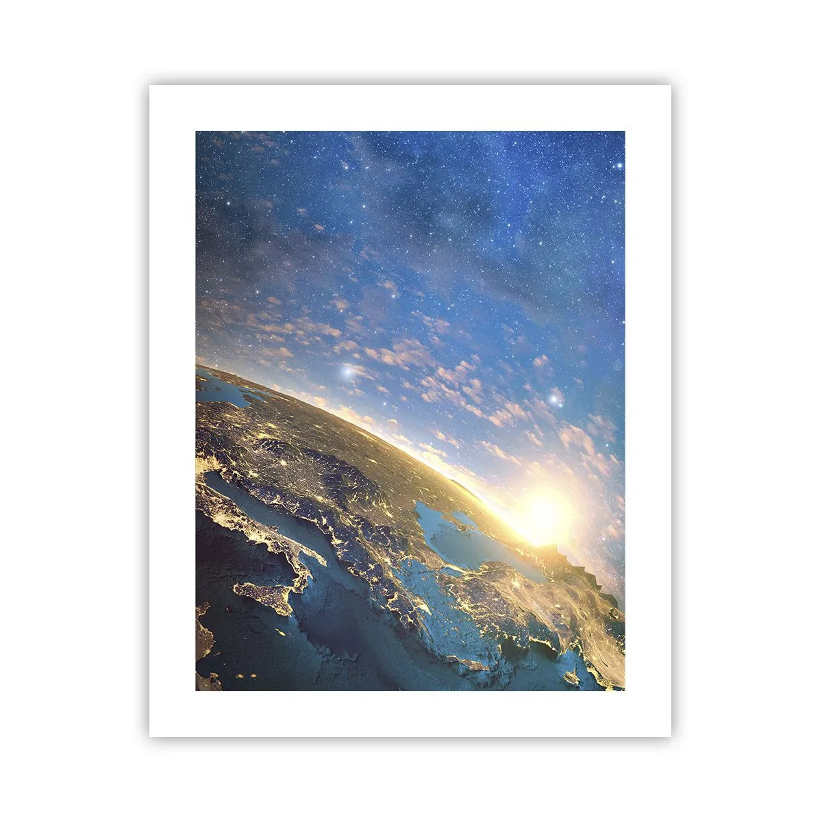 Affiche - Poster - Regardons-nous de loin - 40x50 cm