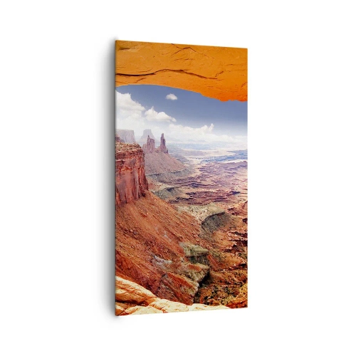 Impression sur toile - Image sur toile - Sculpté par la nature elle-même - 65x120 cm