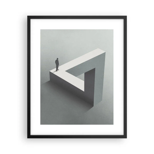 Affiche dans un cadre noir - Poster - Mais c'est possible - 40x50 cm